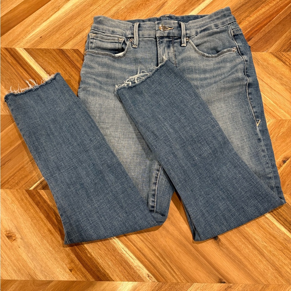 Good American Skinny Blue Jeans